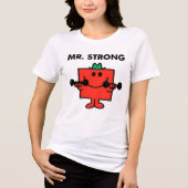 Mr Strong | Hefgewicht Tri-Blend Shirt (Voorkant)
