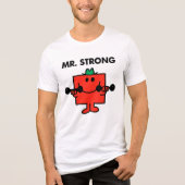 Mr Strong | Hefgewicht Tri-Blend Shirt (Voorkant)