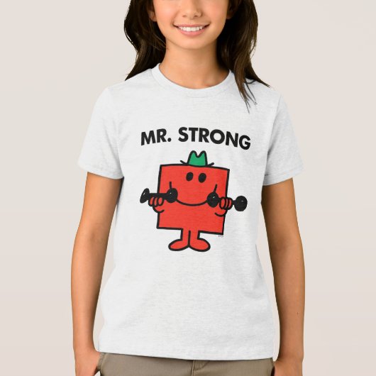 Mr Strong | Hefgewicht Tri-Blend Shirt (Voorkant)