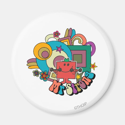 Mr Strong | Psychedelische wervelingen, sterren en Magneet (Voorkant)