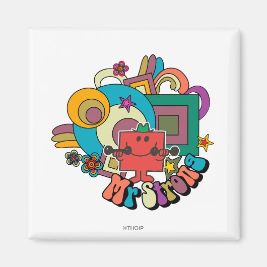 Mr Strong | Psychedelische wervelingen, sterren en Magneet (Voorkant)