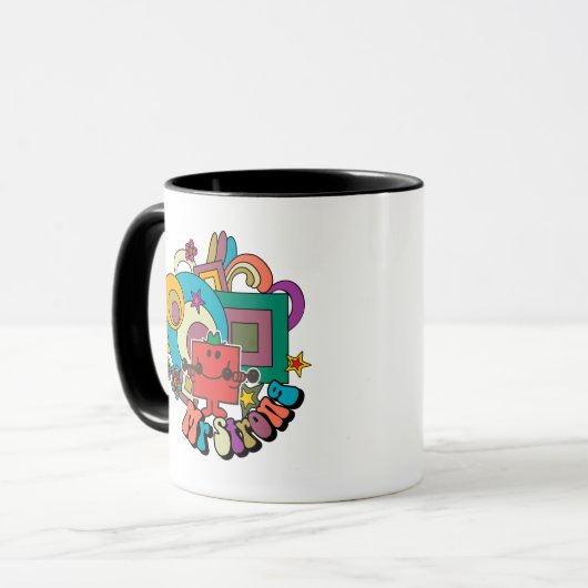 Mr Strong | Psychedelische wervelingen, sterren en Mok (Voorkant links)