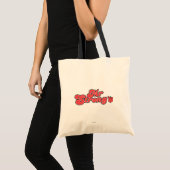 Mr Strong | rode letters Tote Bag (Voorkant (product))