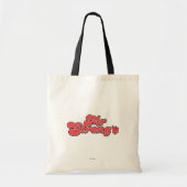 Mr Strong | rode letters Tote Bag (Voorkant)