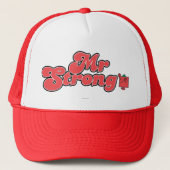 Mr Strong | rode letters Trucker Pet (Voorkant)