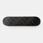 Mr Strong | Rood, wit en groen patroon Skateboard (Horizontaal)