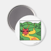 Mr Strong | Woodland Workout Magneet (Voorkant / Achterkant)