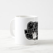 Mr Strong | Zwart & Wit Koffiemok (Voorkant links)