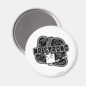 Mr Strong | Zwart & Wit Magneet (Voorkant / Achterkant)