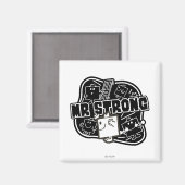 Mr Strong | Zwart & Wit Magneet (Voorkant / Achterkant)