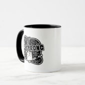 Mr Strong | Zwart & Wit Mok (Voorkant links)