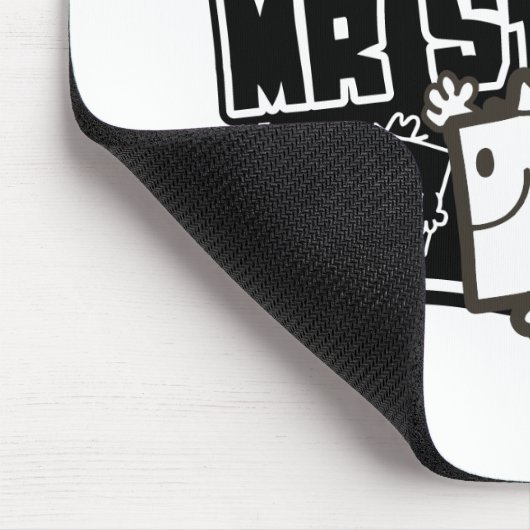 Mr Strong | Zwart & Wit Muismat (Hoek)