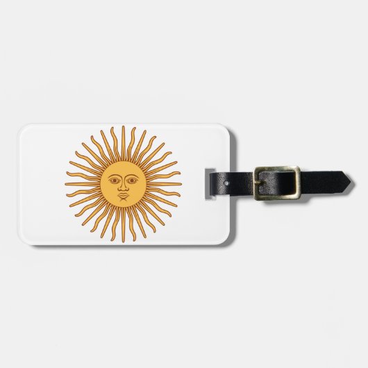 Mr Sun Bagagelabel (Voorkant horizontaal)