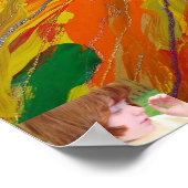 "Mr Sun" door Snoep Waters Autism Artist Poster (Hoek)