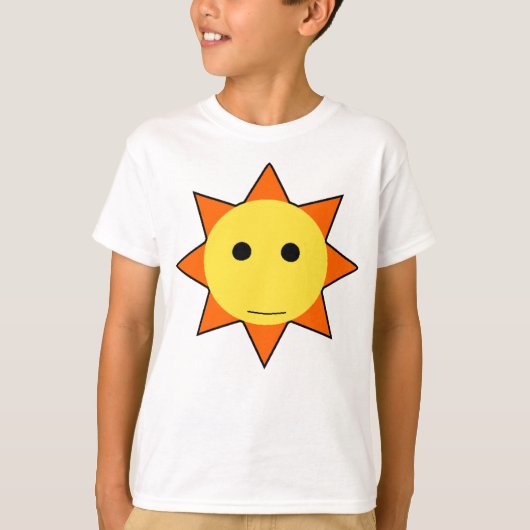 Mr. Sun From Sprunki Retake T-shirt (Voorkant)