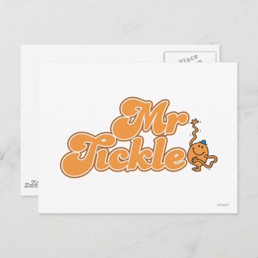 Mr Tickle | Hallo Lange golf Briefkaart (Voorkant / Achterkant)