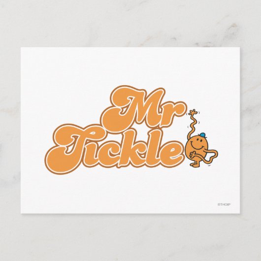Mr Tickle | Hallo Lange golf Briefkaart (Voorkant)