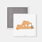 Mr Tickle | Hallo Lange golf Magneet (Voorkant / Achterkant)