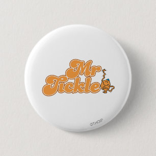 Mr Tickle Hallo Lange golf Ronde Button 5,7 Cm