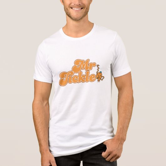 Mr Tickle | Hallo Lange golf Tri-Blend Shirt (Voorkant)