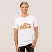 Mr Tickle | Hallo Lange golf Tri-Blend Shirt (Voorkant volledig)