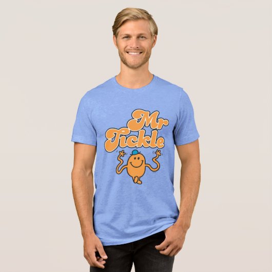 Mr. Tickle | Jiggling Arms Tri-Blend Shirt (Voorkant volledig)