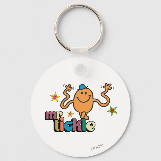 Mr Tickle | Mousserende sterren Sleutelhanger (Voorkant)