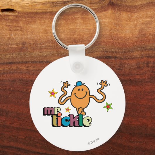 Mr Tickle | Mousserende sterren Sleutelhanger (Voorkant)