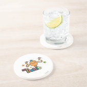 Mr Tickle | Mousserende sterren Zandsteen Onderzetter (Zijkant)