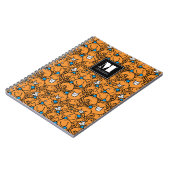 Mr Tickle | Oranje kietelpatroon | Jouw naam toevo Notitieboek (Linkerzijde)