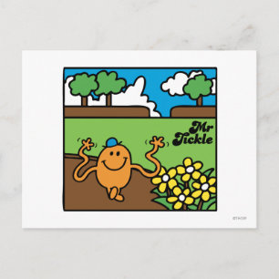 Mr Tickle plezier in de buitenlucht Briefkaart