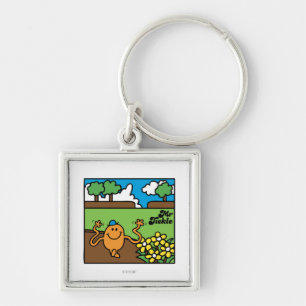 Mr Tickle   plezier in de buitenlucht Sleutelhanger