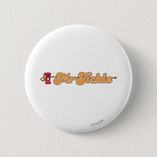 Mr Tickle | Verborgen blijven Ronde Button 5,7 Cm (Voorkant)