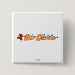 Mr Tickle Verborgen blijven Vierkante Button 5,1 Cm