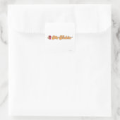 Mr Tickle | Verborgen blijven Vierkante Sticker (Tas)