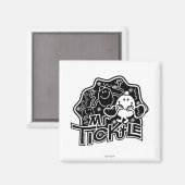 Mr Tickle | Zwart-wit plezier Magneet (Voorkant / Achterkant)