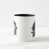 Mr Tickle | Zwart-wit plezier Mok (Midden)