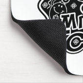 Mr Tickle | Zwart-wit plezier Muismat (Hoek)