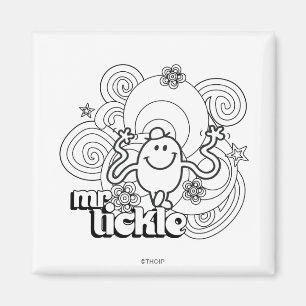 Mr Tickle   Zwart-wit wervelingen en sterren Magneet