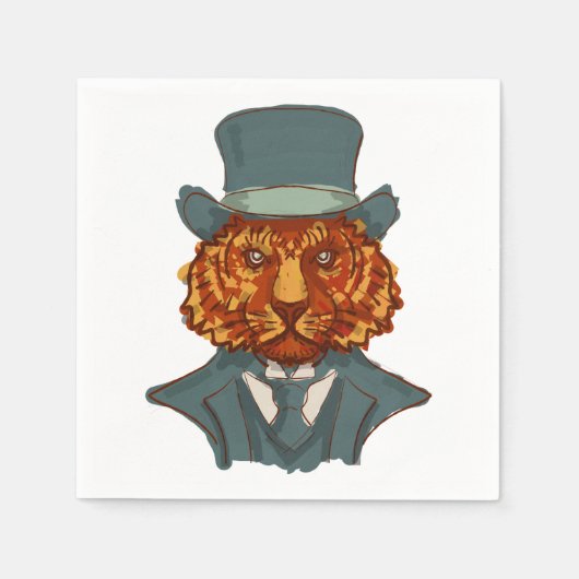 Mr Tiger Servet (Voorkant)