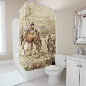 Mr Toad and the Gypsy van Arthur Rackham Douchegordijn (In situ)