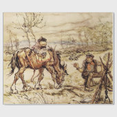 Mr Toad en de zigeuner door Arthur Rackham Cadeaupapier (Vlak)