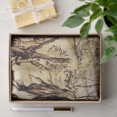 Mr Toad en de zigeuner door Arthur Rackham Tissuepapier (Geschenk)
