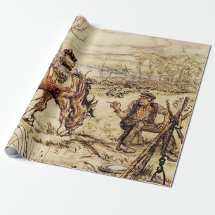 Mr Toad en de zigeuner van Arthur Rackham Cadeaupapier