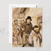 Mr. Toad koopt een kaartje van Arthur Rackham Briefkaart (Voorkant / Achterkant)