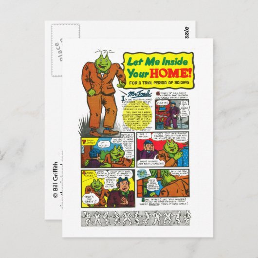 Mr Toad zal je leven veranderen! Briefkaart (Voorkant / Achterkant)