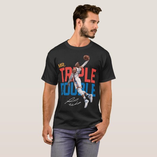 Mr Triple Double T-shirt (Voorkant volledig)