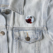 MR Vissen naar Seattle Ronde Button 3,2 Cm (In situ)