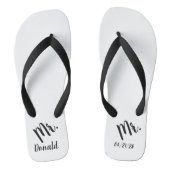 Mr Wedding Honeymoon Teenslippers (Voetbed)