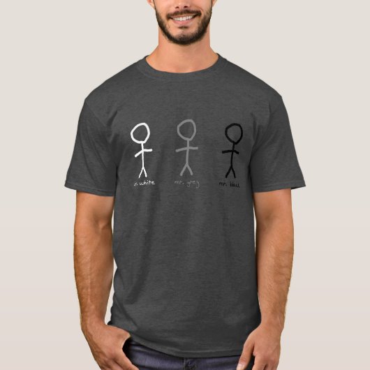 Mr White, Mr Gray en Mr Black T-shirt (Voorkant)
